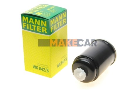 Фильтр топливный MANN WK 842/3 (фото 1)
