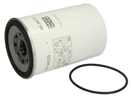 Фільтр паливний низького тиску RVI Magnum, Premium MANN WK 940/33X