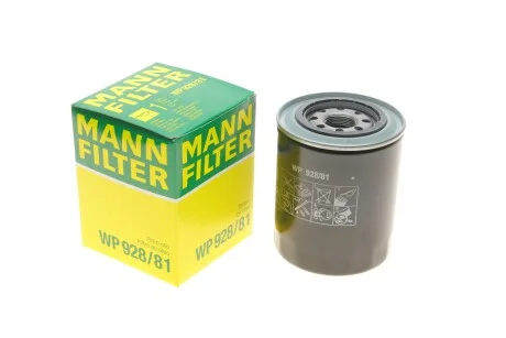 Фільтр масляний для MANN WP 928/81 фото товару