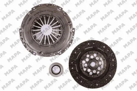 MAPA VW К-кт сцепления (полный) 1,8/1,8T Passat 96-Audi A4,A6 для Volkswagen, Audi, Seat, Skoda Mapa 004228900 фото товару