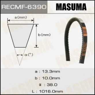 Ремінь клиновий для MASUMA 6390 фото товару