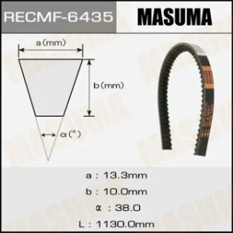 Ремінь клиновий для MASUMA 6435 фото товару