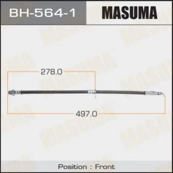 <strong>Шланг гальмівний MASUMA BH5641 (фото 1)</strong>