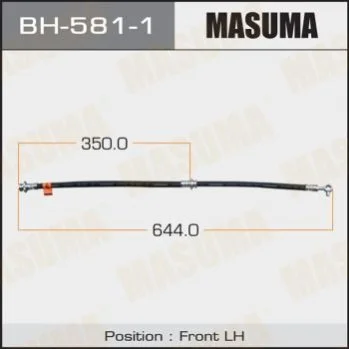 <strong>Шланг гальмівний MASUMA BH5811 (фото 1)</strong>