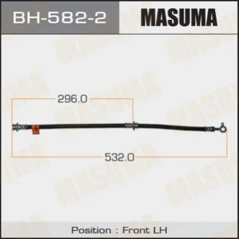 <strong>Шланг гальмівний MASUMA BH5822 (фото 1)</strong>