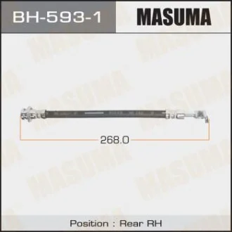 Шланг гальмівний для MASUMA BH5931 фото товару