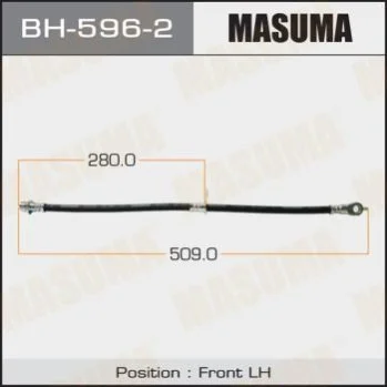 <strong>Шланг гальмівний MASUMA BH5962 (фото 1)</strong>