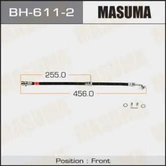 Шланг гальмівний для MASUMA BH6112 фото товару