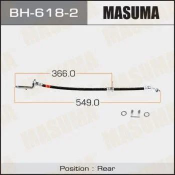 <strong>Шланг гальмівний MASUMA BH6182 (фото 1)</strong>