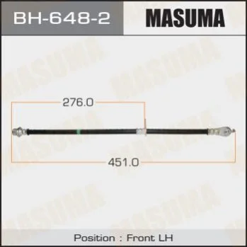 <strong>Шланг гальмівний MASUMA BH6482 (фото 1)</strong>