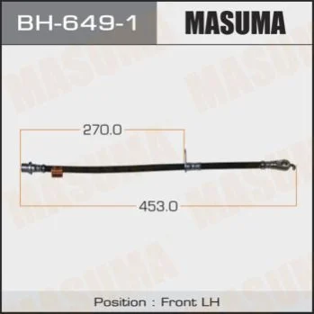 <strong>Шланг гальмівний MASUMA BH6491 (фото 1)</strong>