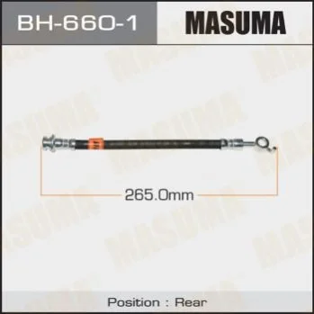 <strong>Шланг гальмівний MASUMA BH6601 (фото 1)</strong>