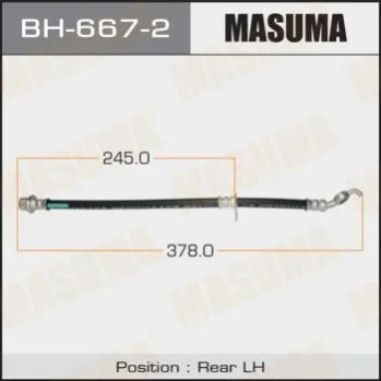 <strong>Шланг гальмівний MASUMA BH6672 (фото 1)</strong>