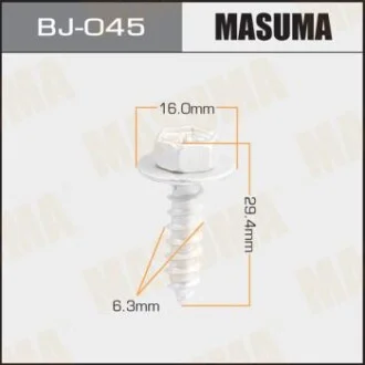 Саморіз 6.3x29.4мм (комплект 10шт)) Toyota Masuma для MASUMA BJ045 фото товару