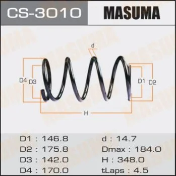 <strong>Пружина MASUMA CS3010 (фото 1)</strong>