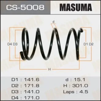 Пружина для MASUMA CS5008 фото товара
