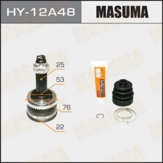 ШРУС зовнішній Hyundai Getz (02-06) (нар 25/вн 22/abs 48) для MASUMA HY12A48 фото товару