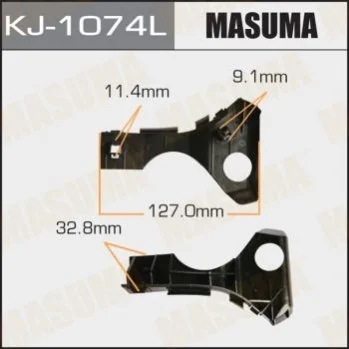 <strong>Кронштейн переднього бампера лівий Toyota Corolla (02-07) Masuma MASUMA KJ1074L (фото 1)</strong>