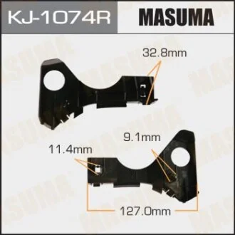 Кронштейн переднього бампера правий Toyota Corolla (02-07) Masuma для MASUMA KJ1074R фото товару