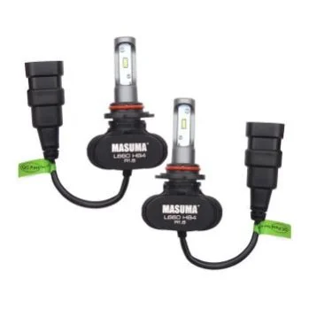 <strong>Лампа светодиодная LED HB4 6000K 4000Lm P22d, Комплект 2шт MASUMA L660 (фото 1)</strong>