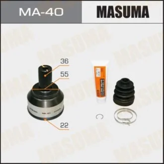 ШРУС 22x55x36 MAZDA 3 2006 для MASUMA MA40 фото товару