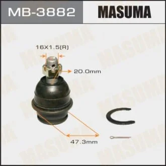 Опора шаровая для MASUMA MB3882 фото товара