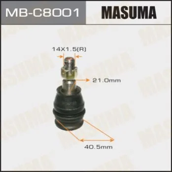 <strong>Опора шаровая MASUMA MBC8001 (фото 1)</strong>