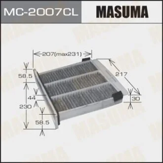 Фільтр салону вугільний для MASUMA MC2007CL фото товару