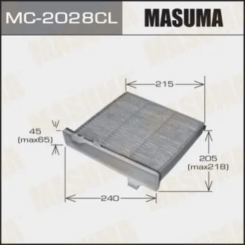 <strong>Фільтр салону (MC-2028CL) MASUMA MC2028CL (фото 1)</strong>