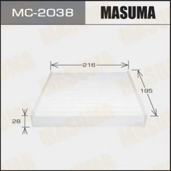 <strong>Фільтр салону MASUMA MC2038 (фото 1)</strong>
