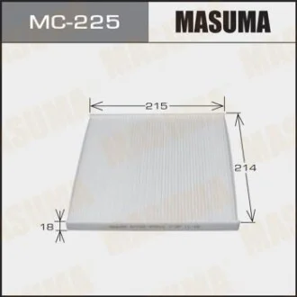 Фільтр салону AC-102E для MASUMA MC225 фото товару