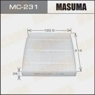 Фільтр салону для MASUMA MC231 фото товару