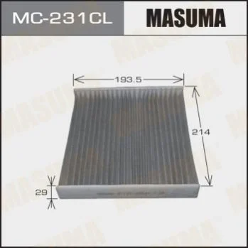 <strong>Фільтр салону MASUMA MC231CL (фото 1)</strong>