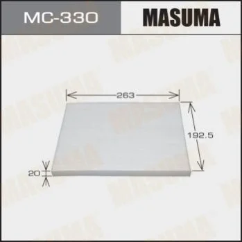 <strong>Фільтр салону AC-207E MASUMA MC330 (фото 1)</strong>