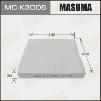 Фільтр салону AC9407C HYUNDAI/ TUCSON/ V2000 V2700 04- для MASUMA MCK3006 фото товару