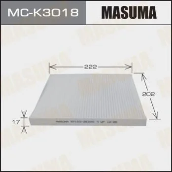 <strong>Фільтр салону AC-003 HYUNDAI/ TUCSON/ V2000 V2700 04-06 MASUMA MCK3018 (фото 1)</strong>