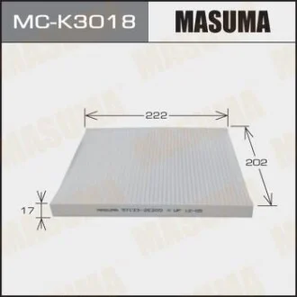 Фільтр салону AC-003 HYUNDAI/ TUCSON/ V2000 V2700 04-06 для MASUMA MCK3018 фото товару