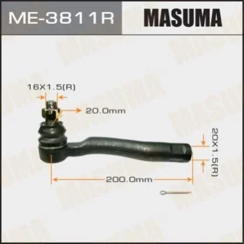 <strong>Наконечник рулевой тяги out RH TOYOTA LAND CRUISER 100, LEXUS LX470, -2000.08 MASUMA ME3811R (фото 1)</strong>