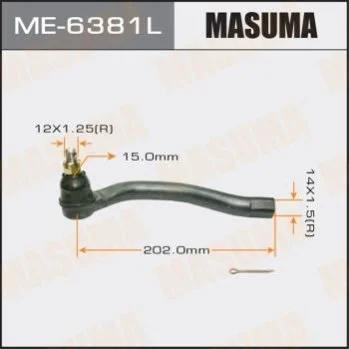 <strong>Наконечник кермовий MASUMA ME6381L (фото 1)</strong>