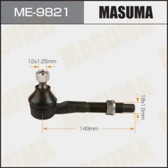 Накінечник SAI, AVENSIS / AZK10, ZRT270L частина тяги (ME-9821) для MASUMA ME9821 фото товару