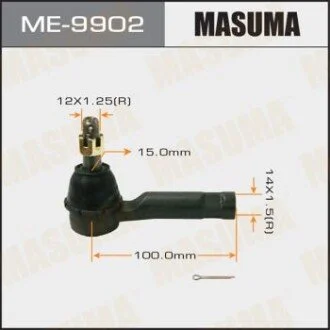 Наконечник рулевой MAZDA CX-5 (11-)  для MASUMA ME9902 фото товару
