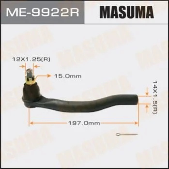 <strong>Наконечник кермовий MASUMA ME9922R (фото 1)</strong>