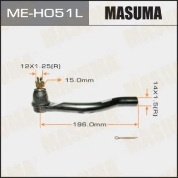 <strong>Наконечник рулевой MASUMA MEH051L (фото 1)</strong>