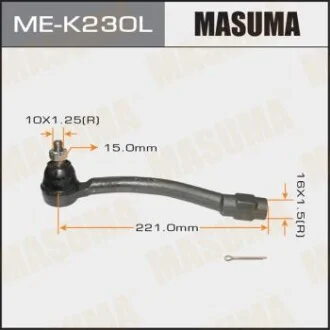 Наконечник рулевой левый HYUNDAI, KIA/ I30, CEED 12- для MASUMA MEK230L фото товару