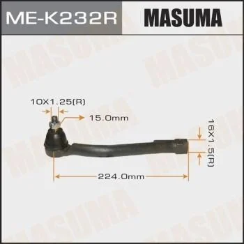 <strong>Наконечник рулевой прав HYUNDAI SANTA FE / KIA SORENTO MASUMA MEK232R (фото 1)</strong>
