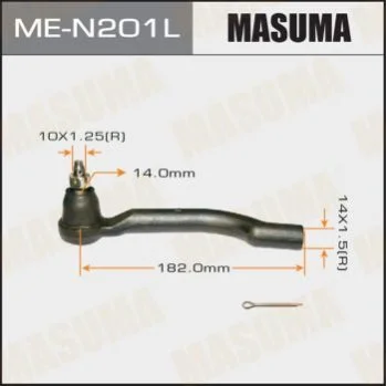 <strong>Наконечник кермовий MASUMA MEN201L (фото 1)</strong>