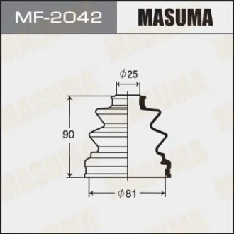 Пильовик ШРУСу внутрішнього Mitsubishi L 200 (05-), Pajero (-06) для MASUMA MF2042 фото товару