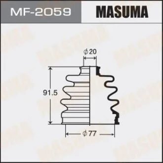 Пильовик зовнішнього шрусу Nissan Primera (-01) для MASUMA MF2059 фото товару
