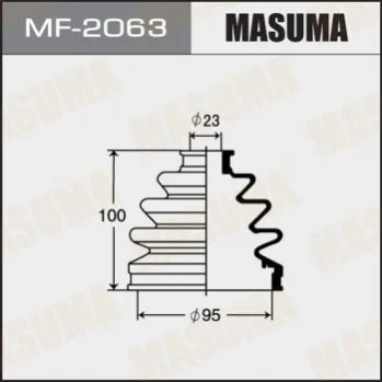 <strong>Пильовик зовнішнього шрусу Nissan Pathfinder (-04) MASUMA MF2063 (фото 1)</strong>