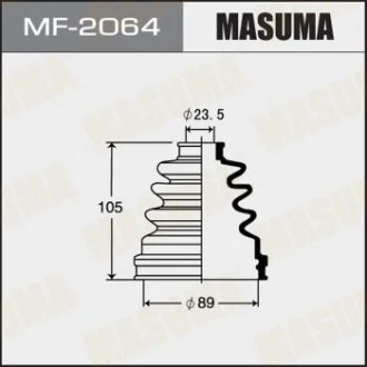 Пильовик зовнішнього шрусу Nissan Murano (04-08), Primera (01-05), Teana (03-08), X-Trail (00-07) для MASUMA MF2064 фото товару